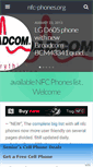 Mobile Screenshot of nfc-phones.org